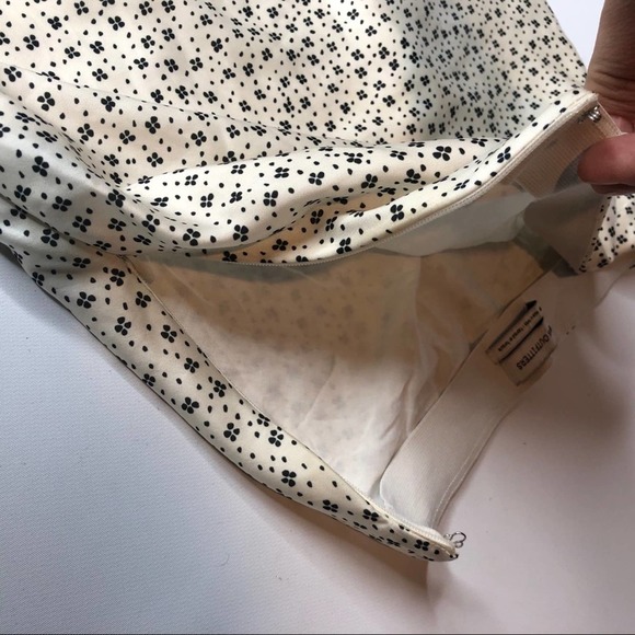 Urban Outfitters Y2K White Mini Skirt with Black Floral Print Mini Skirt, XS - Picture 8 of 11